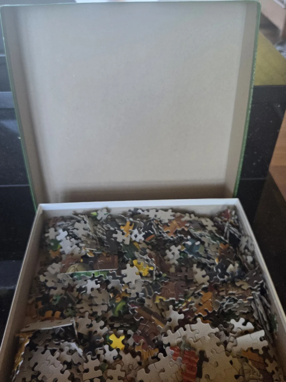 John Deere Green & Yellow Tractor Puzzle by Charles Freitag